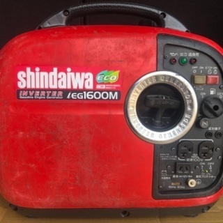 停電対策！　新ダイワインバータ発電機 IGE1600整備済み　中古品の画像