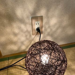 【中古】和風　ライト　証明　置き型　卓上