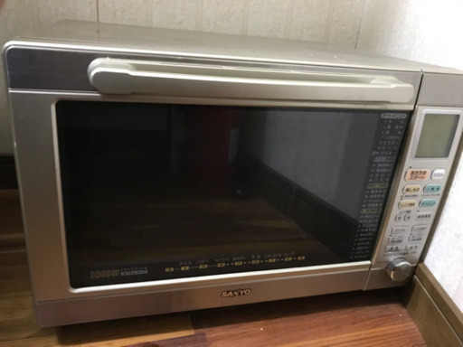 値引き☆SANYO オーブンレンジ　EMO-FR100（N）2003年製