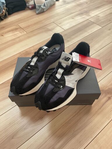 NewBalance WS327 BLACK 24.0 ニューバランス327ブラック24.0