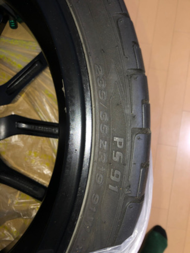 売却済み！ヴォクシー にて使用　19インチホイール