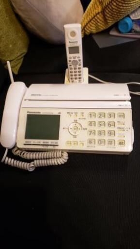 美品　パナソニックFax 電話機　子機付き