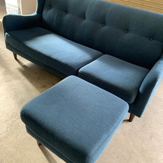 ニトリ 3人掛けソファ オットマン付き