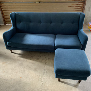 ニトリ 3人掛けソファ オットマン付き