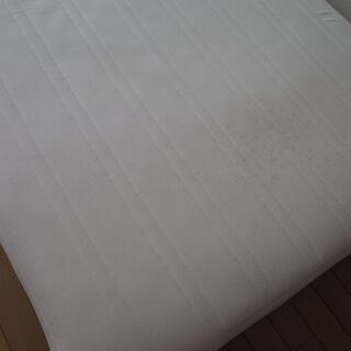 脚付きマットレス（ポケットコイル）/シングルサイズ（長期使用の中古）の画像