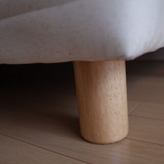 脚付きマットレス（ポケットコイル）/シングルサイズ（長期使用の中古）の画像