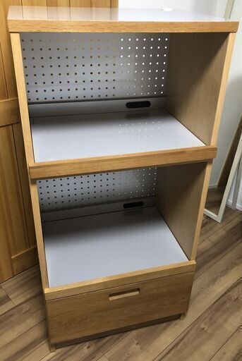 【値下げ】unico/ウニコ　HUTTE　レンジボード(レンジ台)