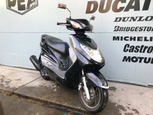 二級整備士の軽整備済み‼️シグナスx 後輪タイヤ新品