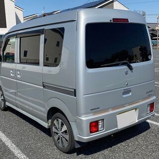 車検R5.1.24迄 H18年式 エブリィ バン ジョインターボ ワゴン仕様 追加メーター ナビ ETC エンジンスターター ターボタイマー の画像