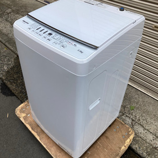 洗濯機 Hisense 5.5kg 2019年製 HW-G55B-W 説明書付き ①