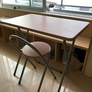 簡易テーブル&椅子セット