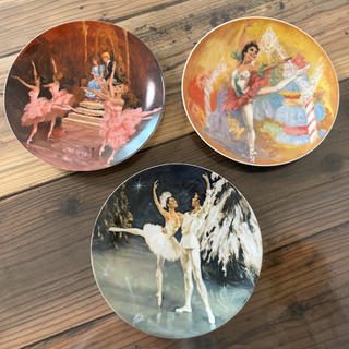 Viletta USA アンティーク　バレエ絵皿セットの画像