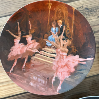 Viletta USA アンティーク　バレエ絵皿セットの画像