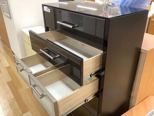 ニトリ　チェスト　ガラストップ【トレファク岸和田店】