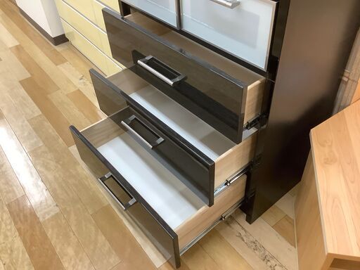 ニトリ　チェスト　ガラストップ【トレファク岸和田店】