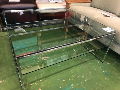 【愛品館八千代店】ボーコンセプト　ガラスセンターテーブル【愛八GS】