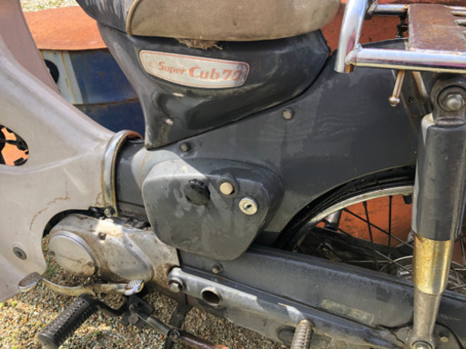 スーパーカブ70 行燈カブ　レストアベース　C70