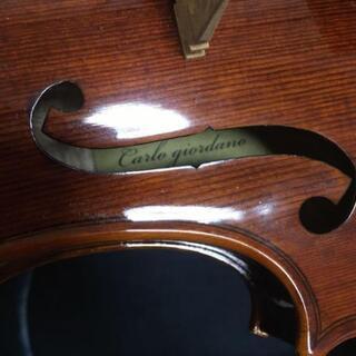 バイオリン4/4 ミュート チューナー 肩当 松脂付きの画像