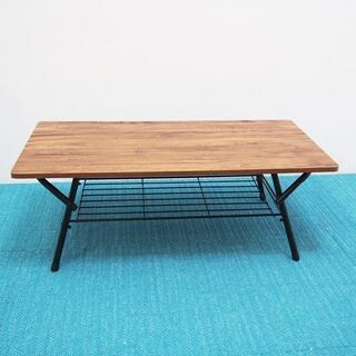 折りたたみローテーブル　ウッディーテーブル 座卓 幅90 奥行45cm (CA26)の画像