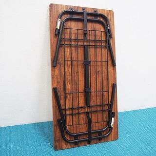 折りたたみローテーブル　ウッディーテーブル 座卓 幅90 奥行45cm (CA26)の画像