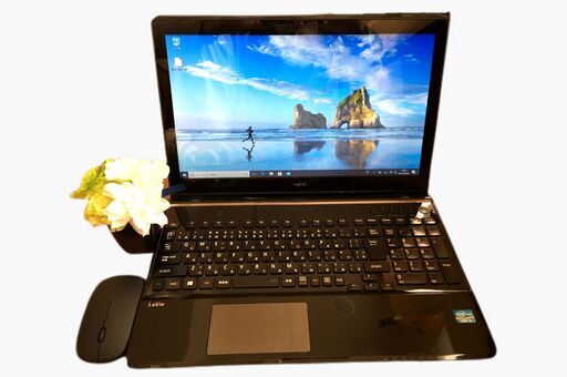 美品！Corei５＋メモリ８GB＋HDD1000GBで快速です！Windows10/タッチパネル/DVDスーパーマルチ/WEBカメラ/LibreOffice/NEC LaVie LS550/M 現状品