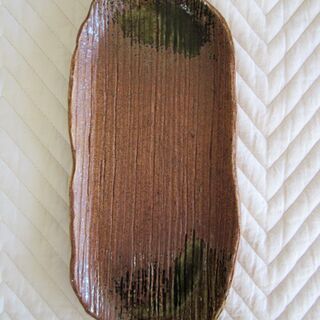 美濃焼長皿の画像
