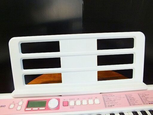 【苫小牧バナナ】カシオ/CASIO 光ナビゲーション 電子キーボード 61鍵盤 LK-312 内蔵曲数120曲 譜面台 マイク付き ♪