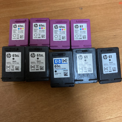 hp空インクカートリッジ　hp61xl hp61