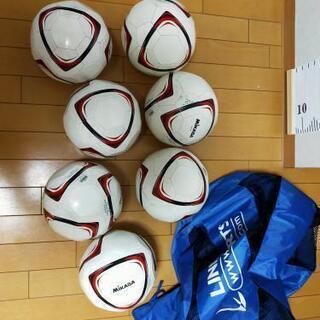 ミカサ　サッカーボール　7個　サッカーボール入れ袋