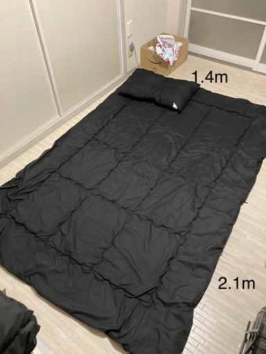 寝具セット　マットレストッパー、ふとん、まくら