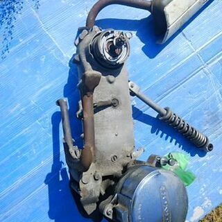 ホンダロードパルゼンマイ・・部品エンジン実働・・・マフラー付きの画像
