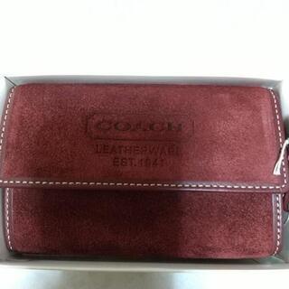 COACH 皮財布 未使用 の画像