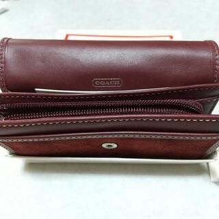 COACH 皮財布 未使用 の画像