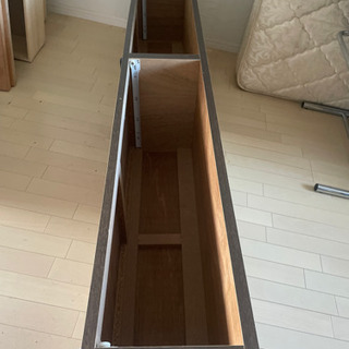 シングルベット　引出し付きの画像