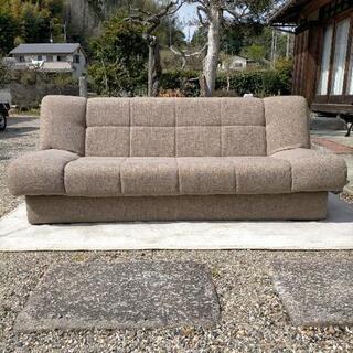 美品 日本ベッド製造株式会社 デロス ソファーベッド 収納スペース有り