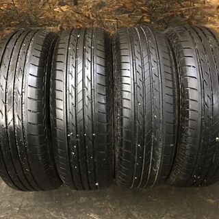 BS NEXTRY 195/65R15 15インチ 夏タイヤ 4本 2019年製 バリ溝 ステップワゴン プリウス アイシス セレナ等　(MTA113) クレジットカード QR決済可能