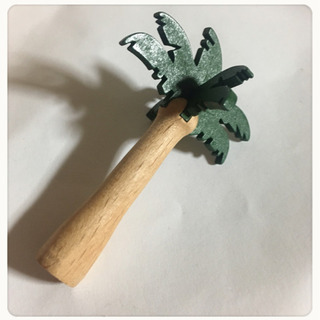 [ほぼ未使用]天空の城ラピュタ 君をのせて ぜんまいオルゴール ジャングル風木製の画像