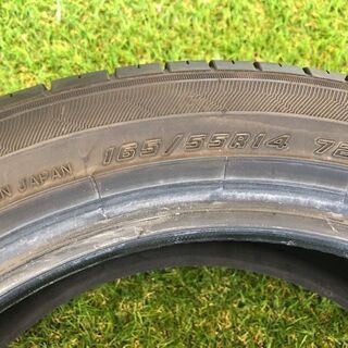 【超バリ山】工賃込み 夏タイヤ 165/55R14 パレット MRワゴン ライフ 軽用 14インチ グッドイヤー MH21S ワゴンRの画像