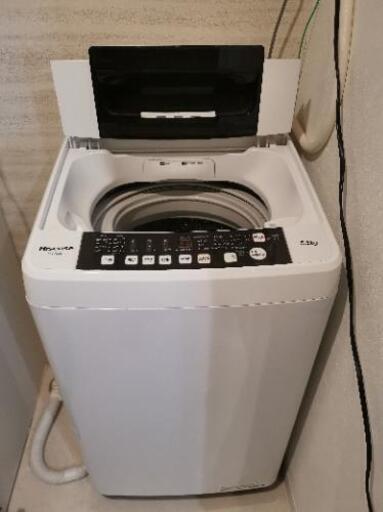 5.5kg洗濯機　一人暮らし最適