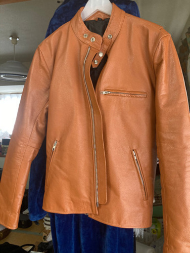 本革ジャケット美品38（M)