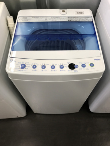 洗浄済み。ハイアール◆ステン槽洗濯機◆5.5kg◆JW-C55CK◆2019年