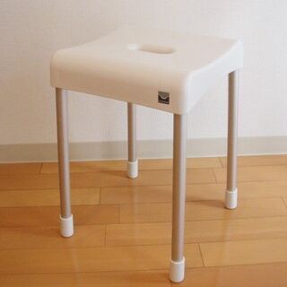 風呂イス（リセルバ）座面高め40cm・白