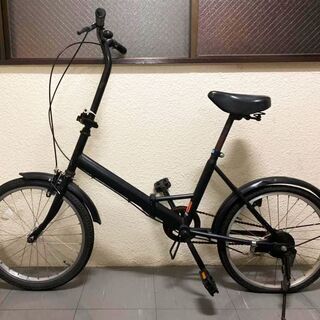 折りたたみ自転車（ブラック）