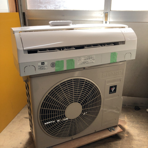 【工事無料】SHARP 2.2kwエアコン AY-G22S-W 2018年製