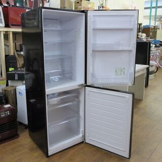 冷蔵庫 270L 2013年製 2ドア アクア AQR-SD27B 黒/ブラック 200L