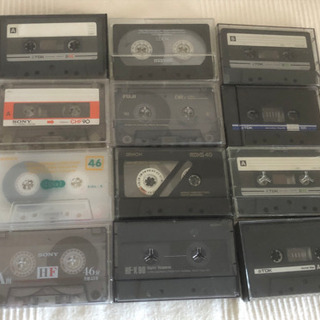 中古カセットテープ　24本の画像