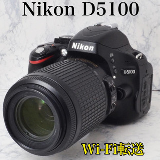 初心者向け●Wi-Fi転送●バリアングル液晶●望遠レンズ●ニコン D5100 1ヶ月動作補償あり！