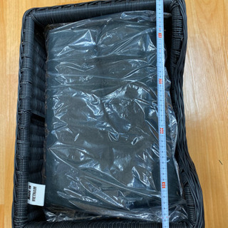 [展示品]人工ラタン素材のペットハウス(四角大)の画像