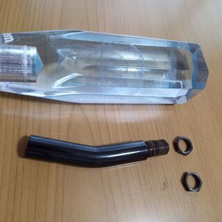 シフトレバー　全長約２７cm　イルカ　12×1.25　ちょい曲げ　延長　日野　いすず　フソー　トヨタ　スバル　スズキ等　マニュアル車の画像