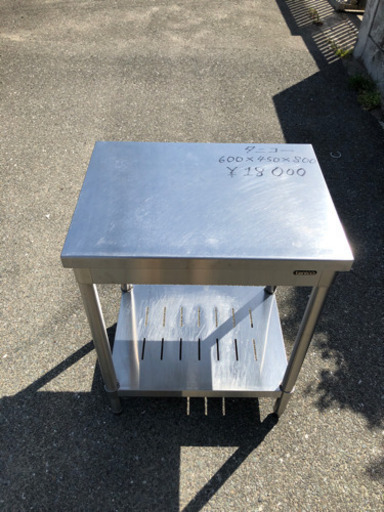 ⭐︎中古品　作業台　タニコー　600×450×800